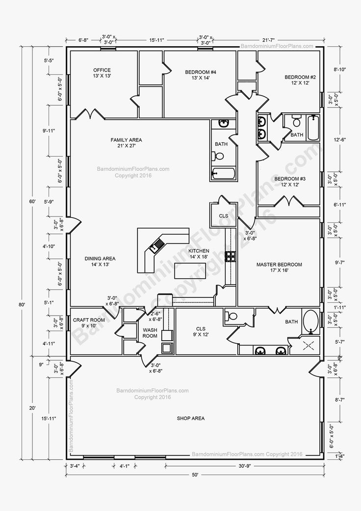 17 Stupefying Barndominium Floor Plan 40x40 That Looks Cool Shed
