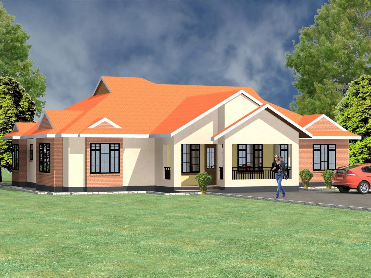 20+ 4 Bedroom Bungalow Designs In Kenya