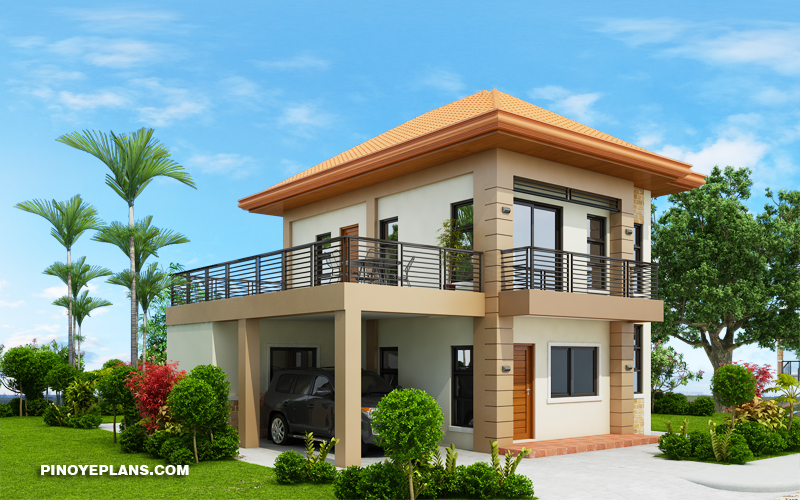 Havana Two Storey House with Spacious Terrace Pinoy ePlans