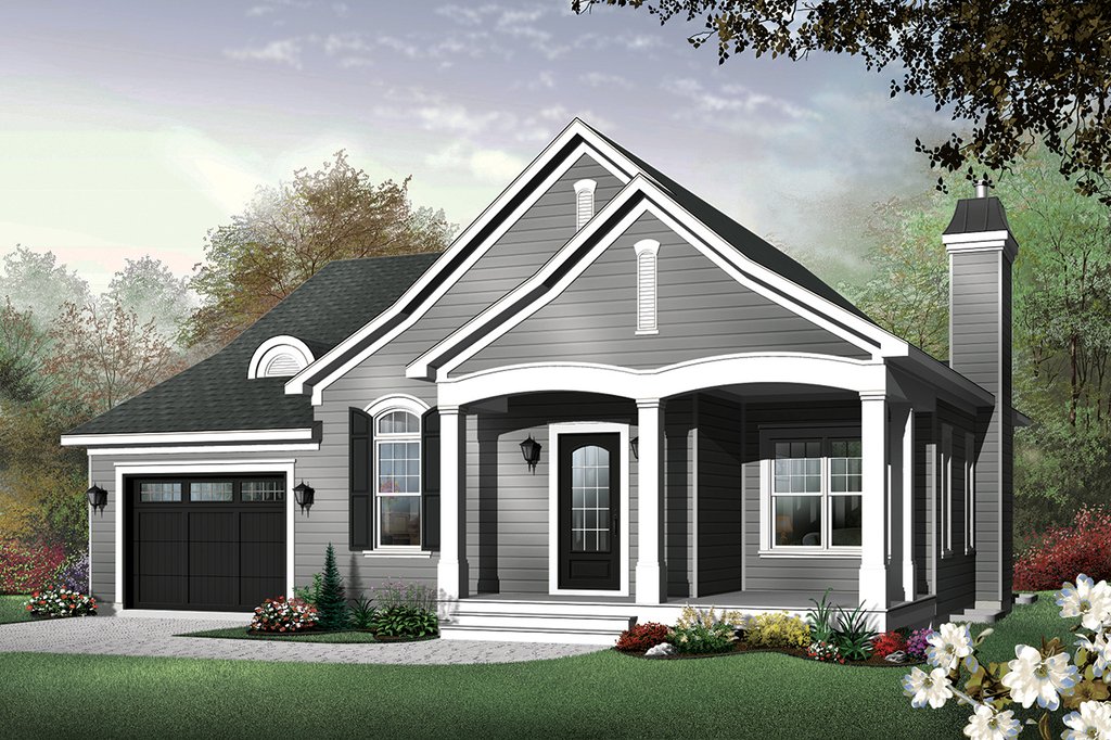 Cottage Style House Plan 2 Beds 1.5 Baths 1452 Sq/Ft Plan 23562