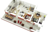 25 More 3 Bedroom 3D Floor Plans
