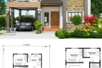 Home design plan 11x14m with 4 bedrooms Home Planssearch