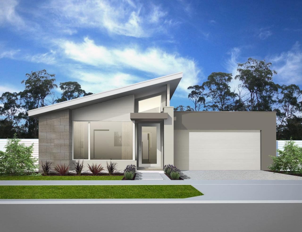 skillion roof facade Google Search Facade house