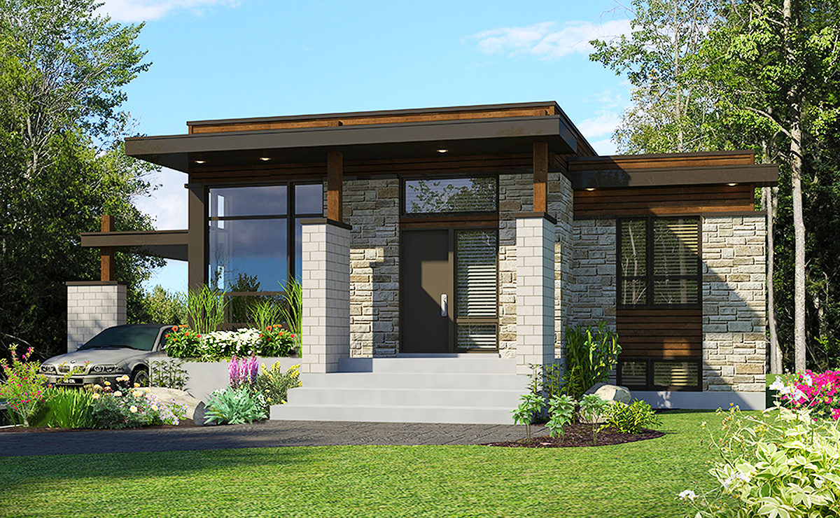 Compact Modern House Plan 90262PD Architectural Designs House Plans
