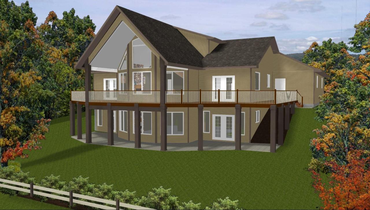 40+ Two Story House Plan With Walkout Basement