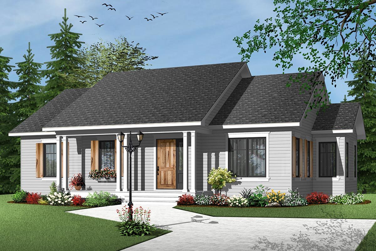 3 Bedroom Builder Friendly Bungalow 22332DR Architectural Designs
