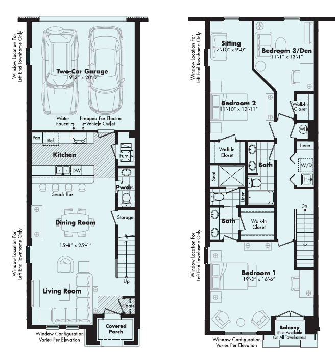 Apartments Clinton Township Montclair 3 Bed 2.5 Bath Townhome