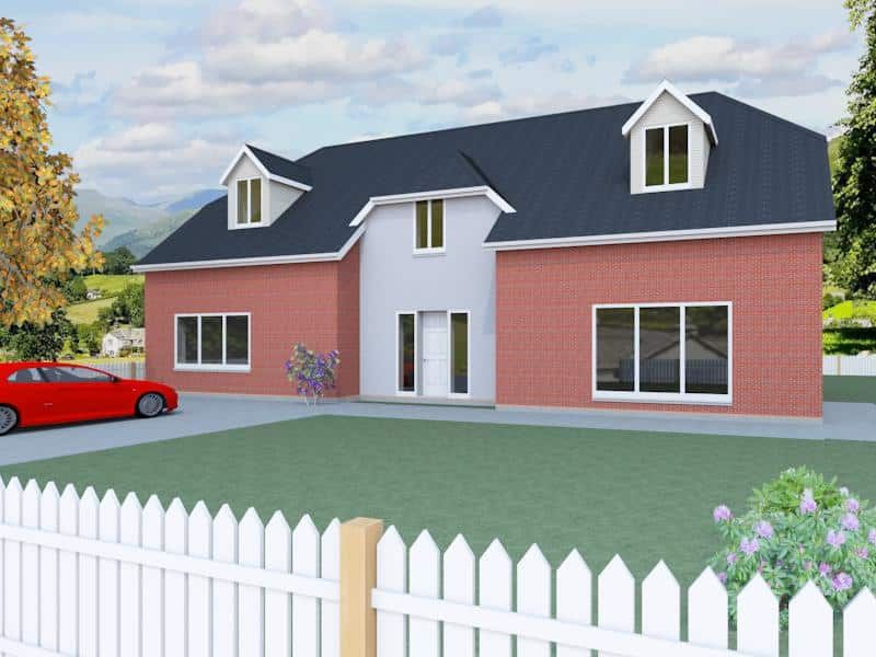 Dormer Bungalow Designs The Berrington Houseplansdirect Dormer