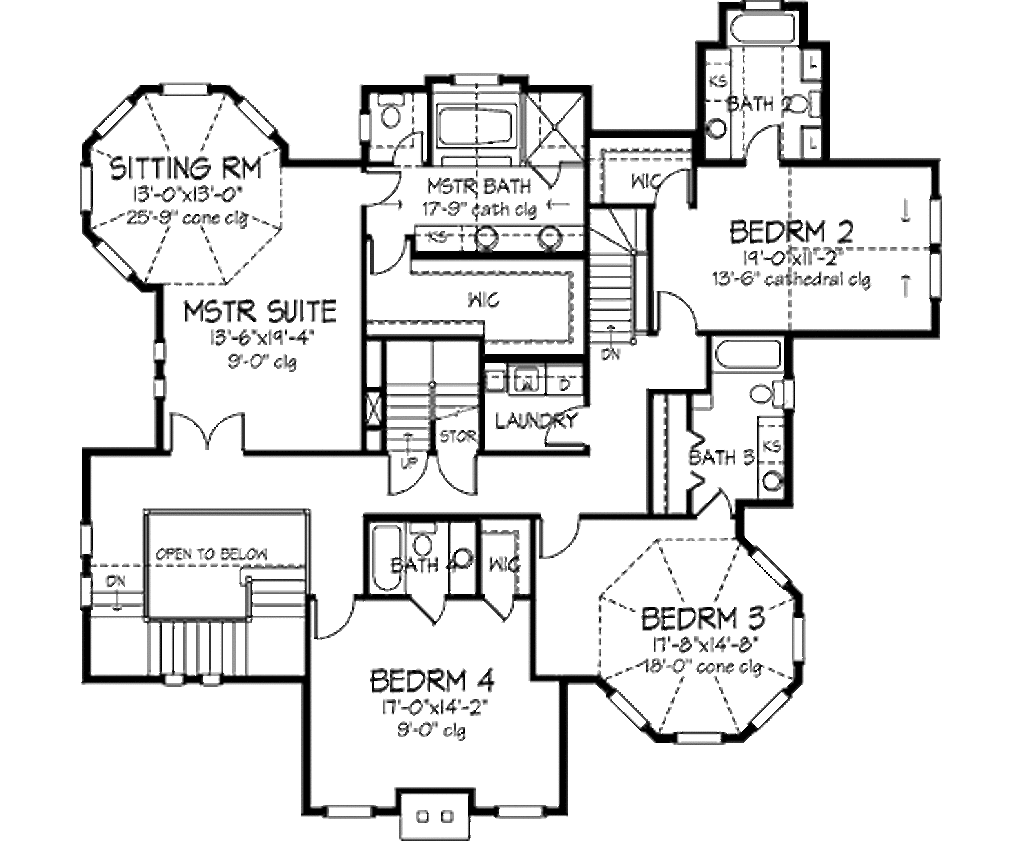 Victorian Style House Plan 5 Beds 5.5 Baths 4898 Sq/Ft Plan 320414