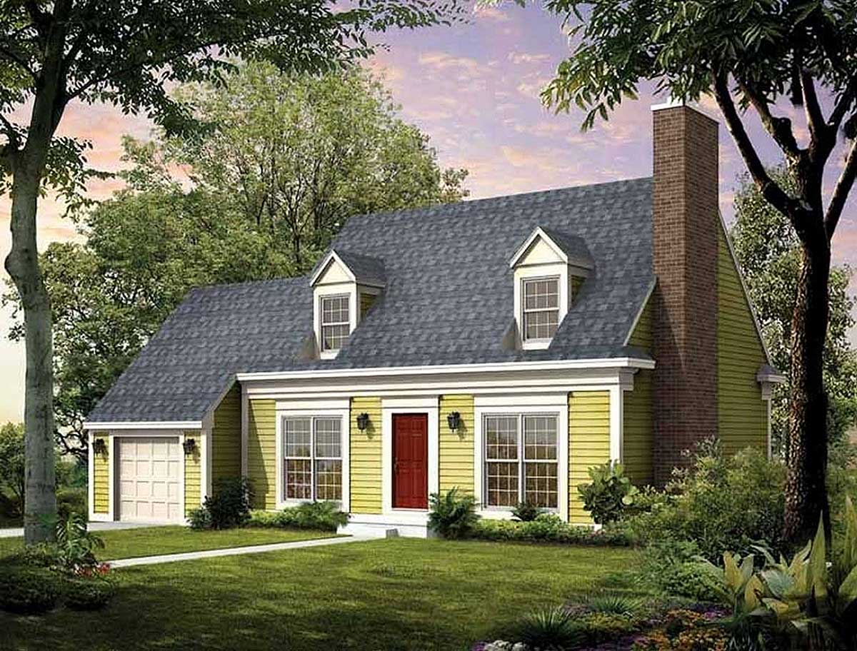 Updated Cape 81290W Architectural Designs House Plans