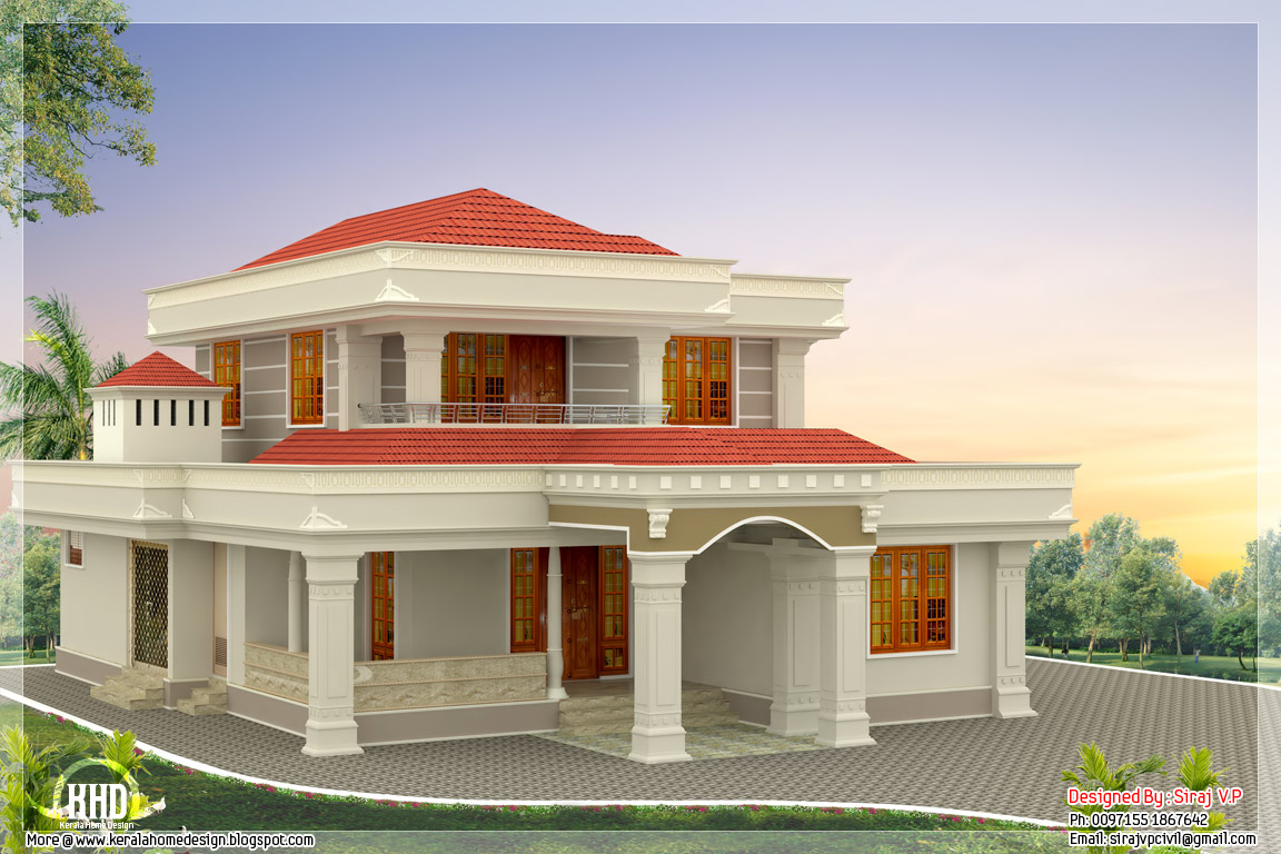 Beautiful Indian home design in 2250 sq.feet Kerala Home Design