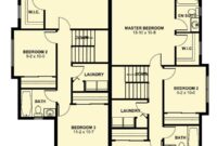 Plan 67718MG Duplex House Plan For The Small Narrow Lot Duplex floor