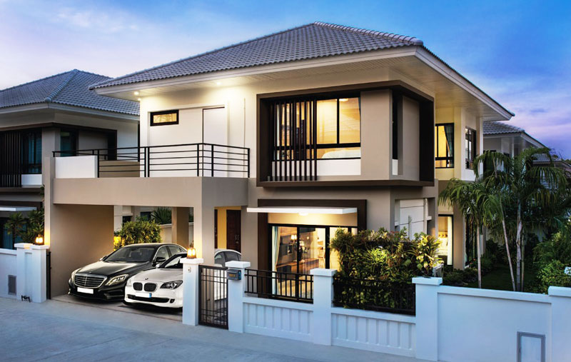 Two Story with 3 Bedrooms, 3 Bathrooms and 2 Parking Spaces Pinoy ePlans