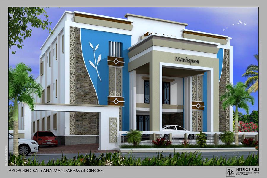 Kalyanamandapam Gingee Tamilnadu Hall plan, Modern house design