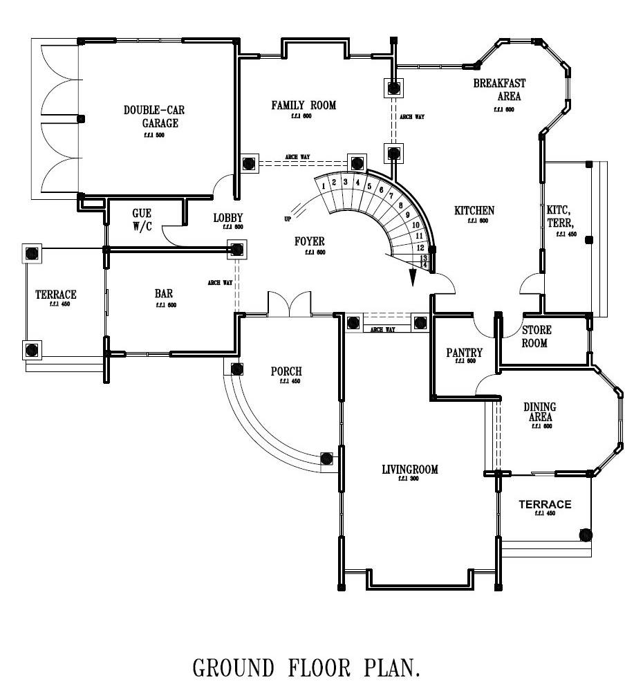 Building Floor Plans Ghana House Plan All Africa JHMRad 97795