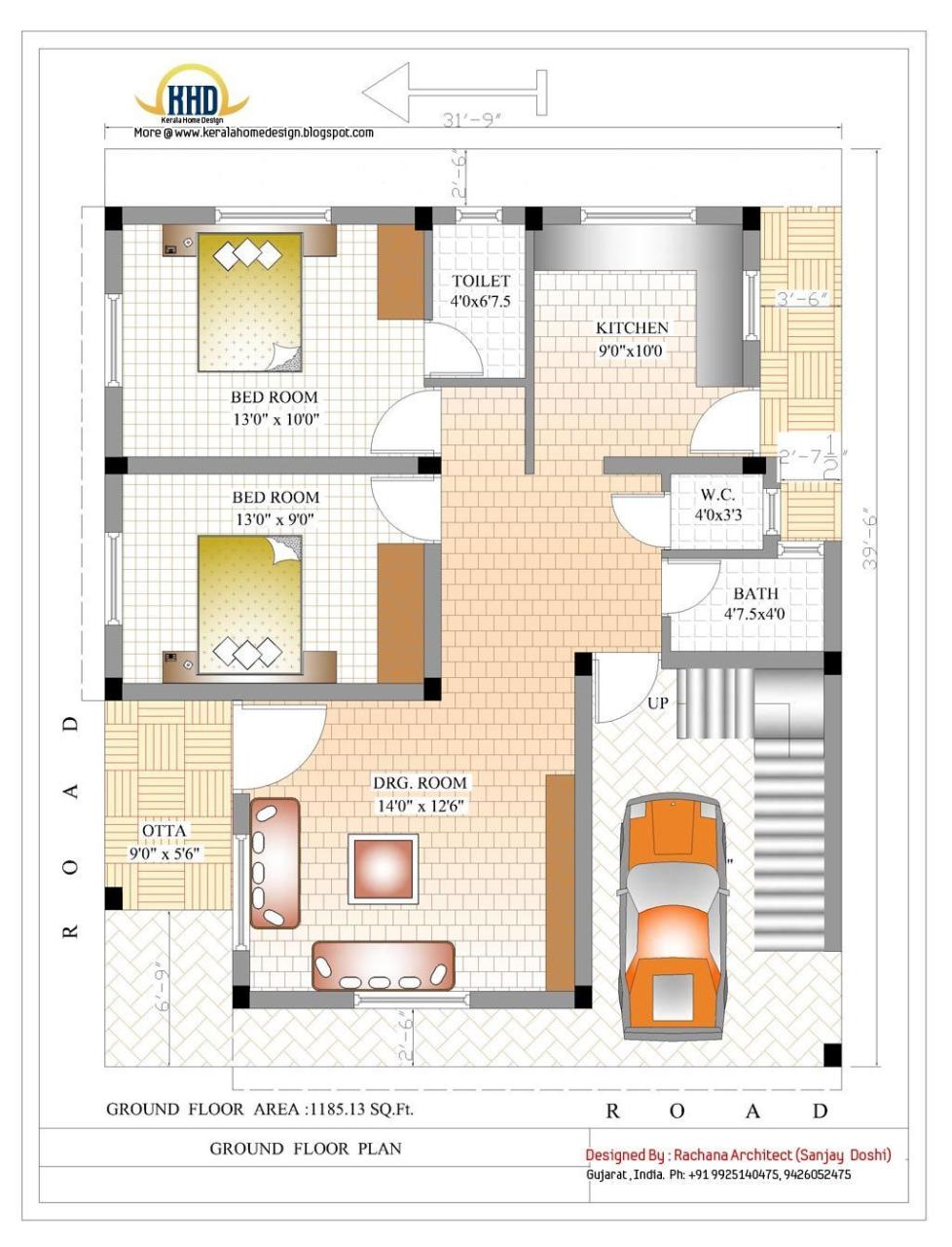 House Floor Plans Indian Style 1500 sq ft house, House floor plans