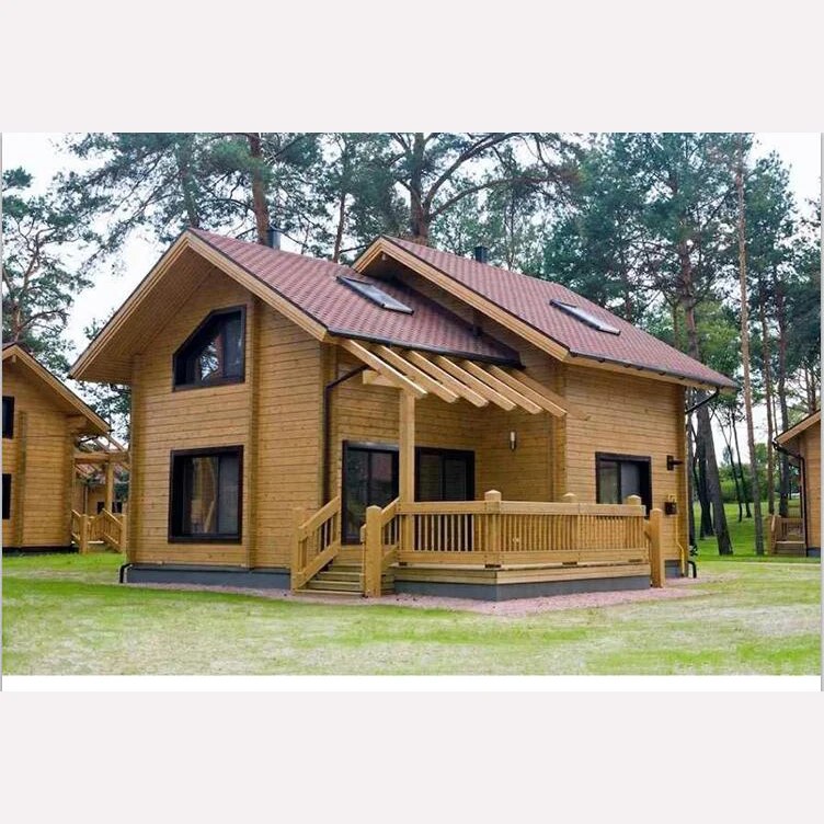 Hot Selling Two Story House Plans Prefab Houses Wooden House Design