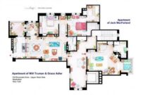 25 Perfectly Detailed Floor Plans of Homes from Popular TV Shows