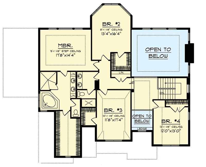 Open Concept Modern 2 Story House Floor Plans Dengan Santai