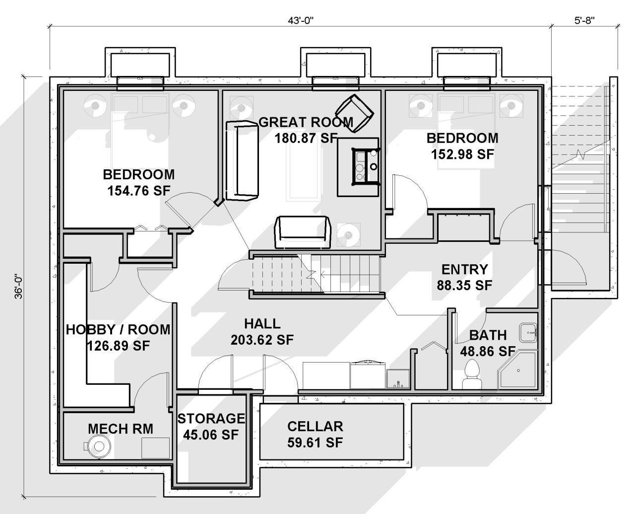 floor plan generator basement phillippe builders walkout plans Home