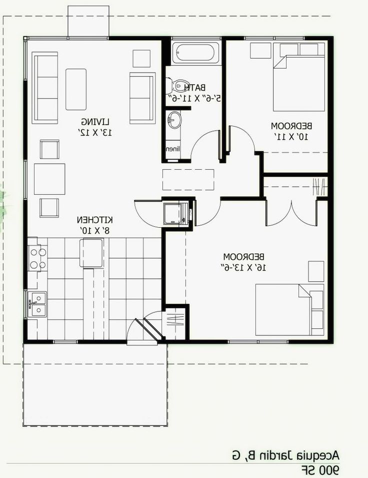 600 Sq Ft House Plans Kerala Unique 61 Fresh 650 Square Feet 2 Bedroom