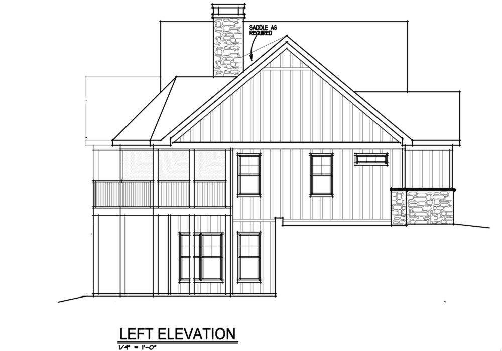 Mountain House with Open Floor Plan by Max Fulbright Designs