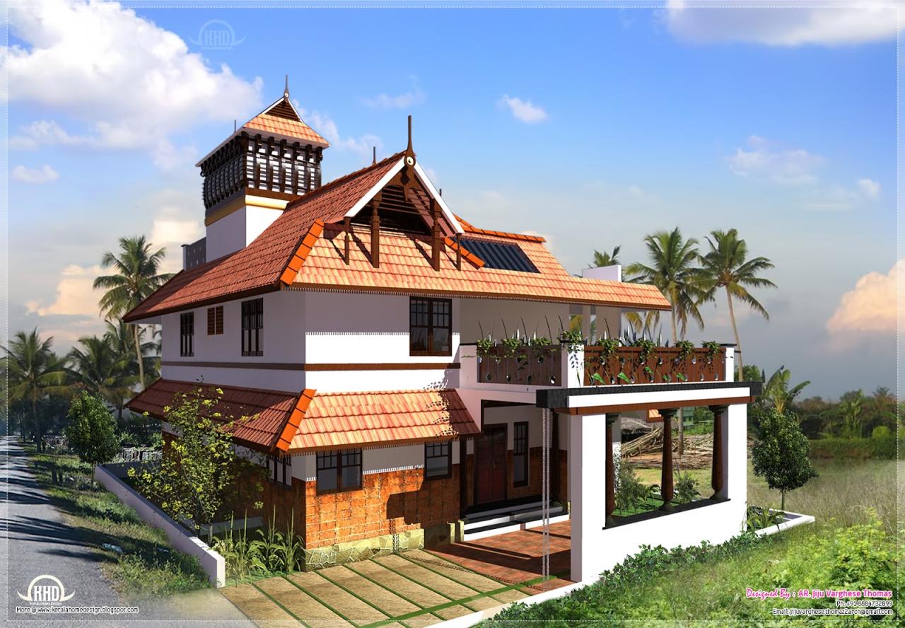 Kerala Traditional home in 2000 square feet Kerala home design and