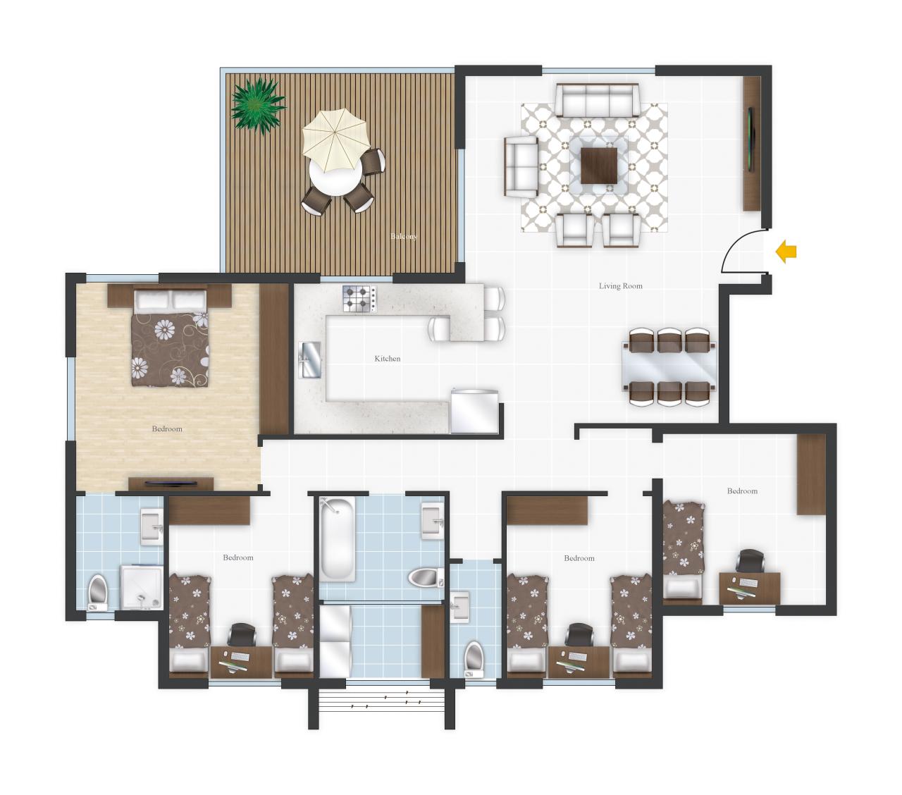 25+ Great Concept 3d House Plan Psd