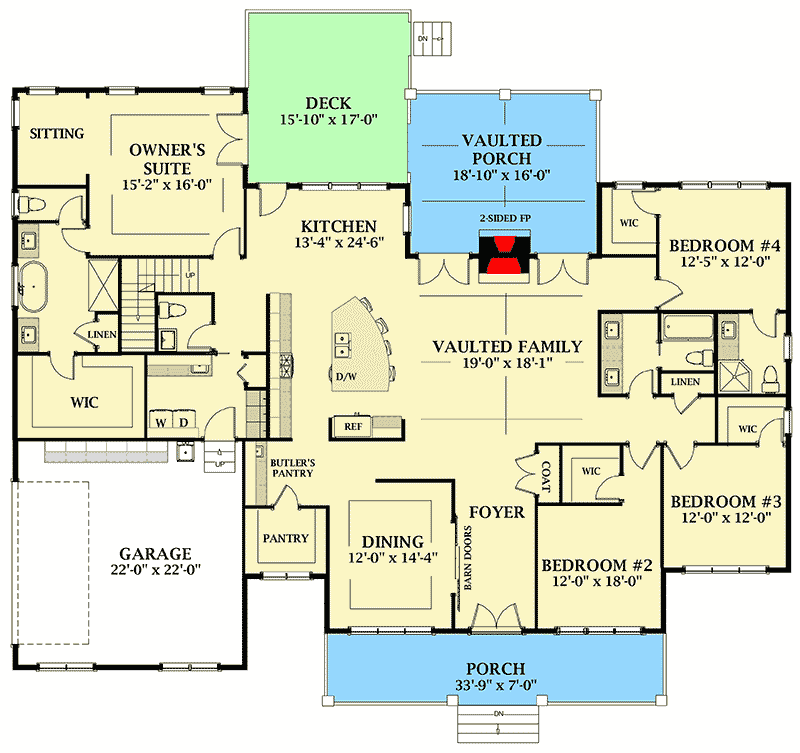 Famous Inspiration 4 Bedroom Upstairs House Plans, New Inspiraton!