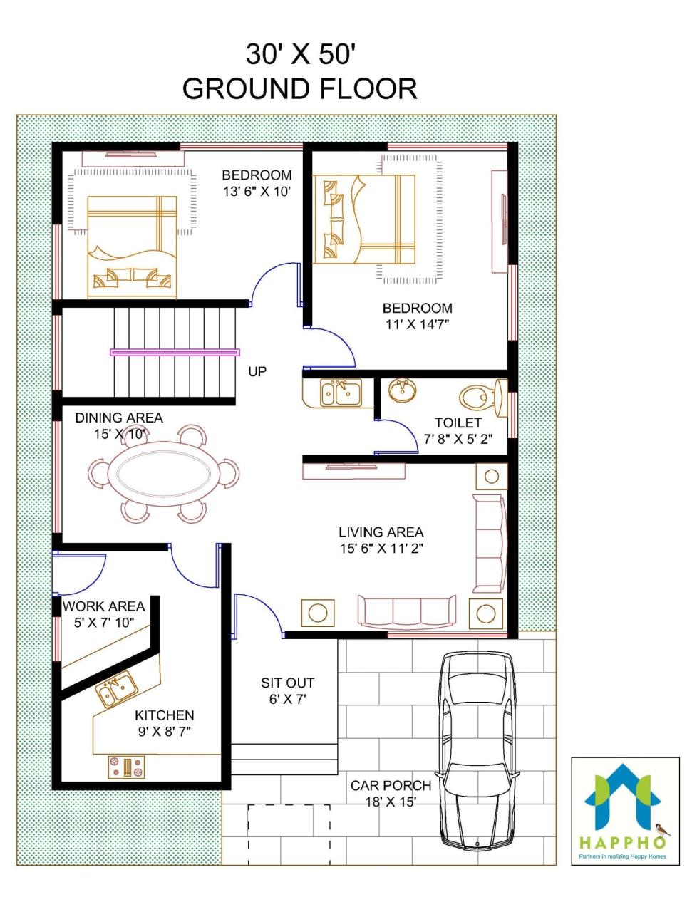 46+ 3bhk House Plan Ground Floor 1500 Sq Ft, Popular Inspiraton!