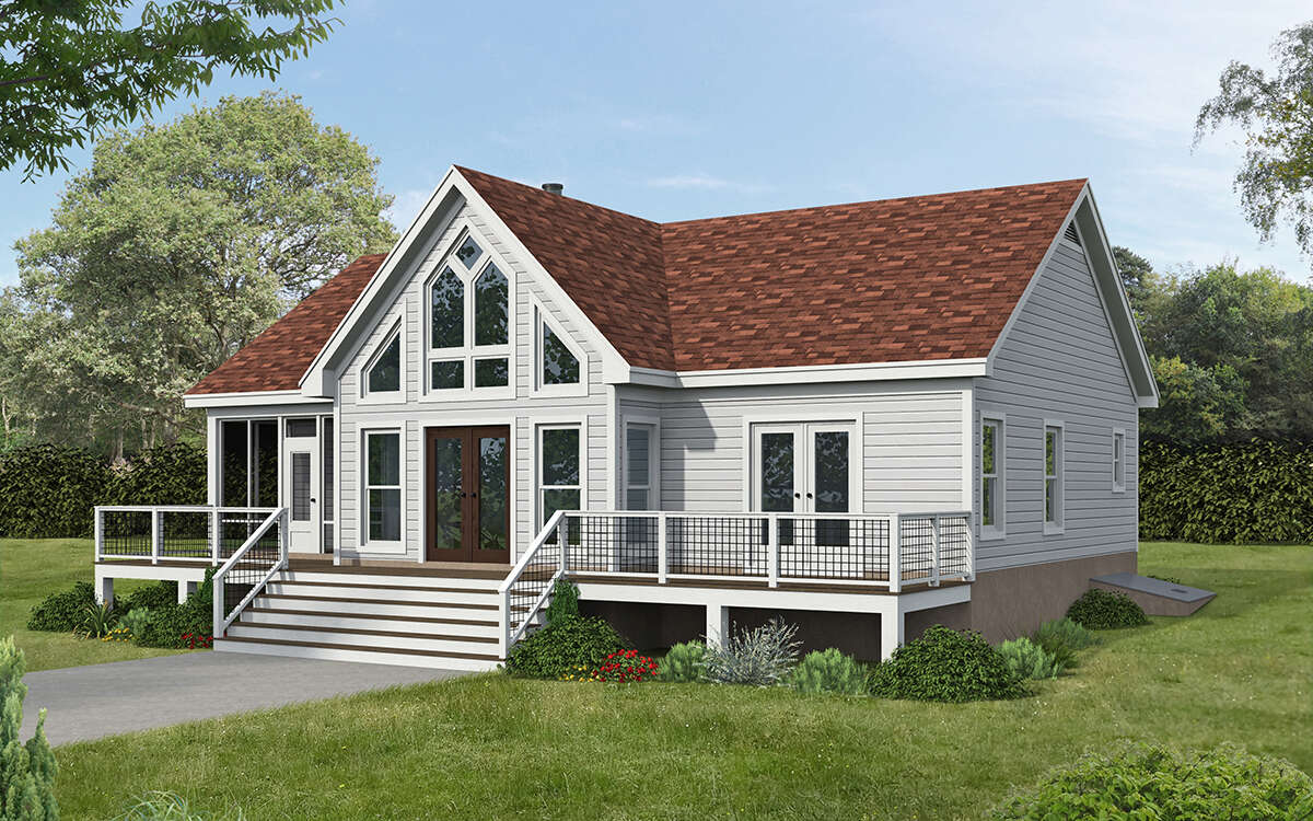Mountain Plan 1,275 Square Feet, 2 Bedrooms, 2 Bathrooms 94000842