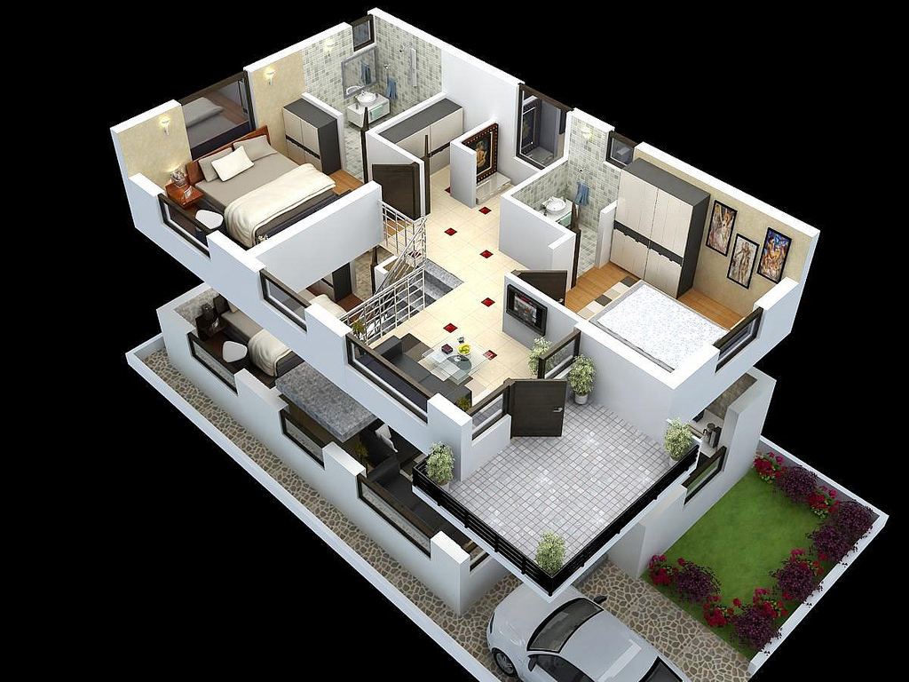 Duplex Home Plans and Designs HomesFeed