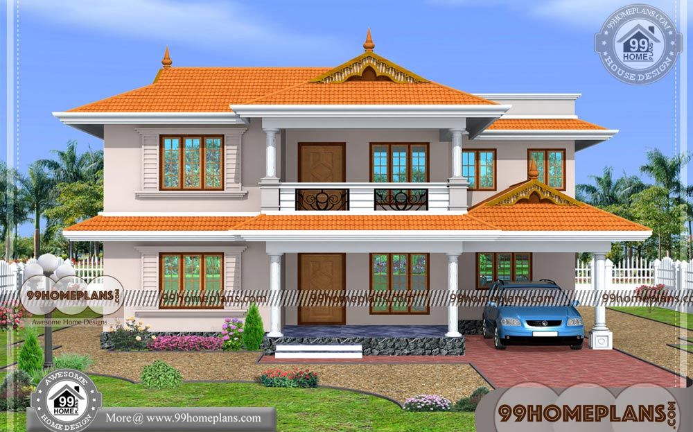 South Indian House Design with Traditional Kerala Style House Designs