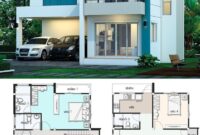 Two Storey House Design With Floor Plan bmpgo