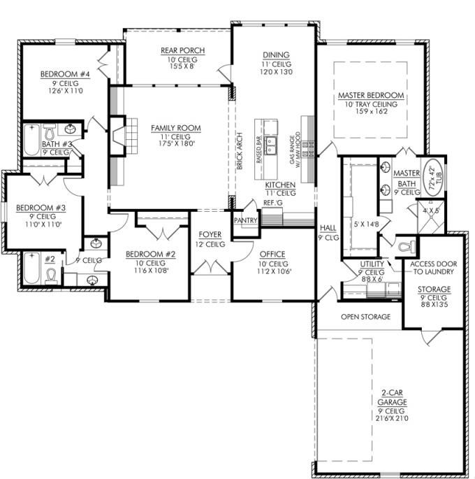 17+ 4 Bedroom Home Floor Plans, Amazing Inspiration!