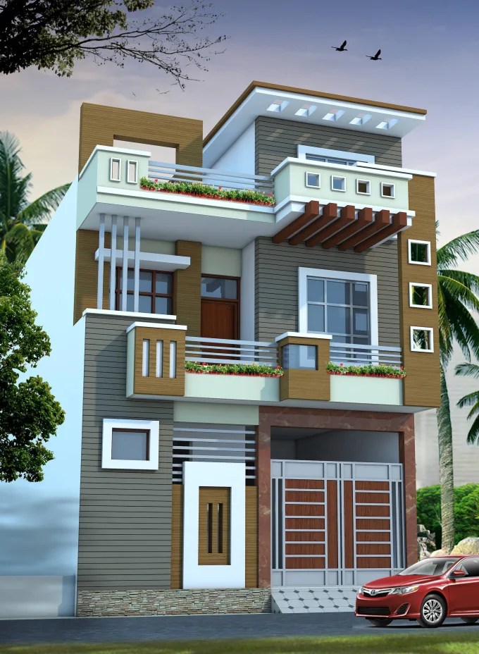 Create fantastic house plans, 3d elevation design rendering by