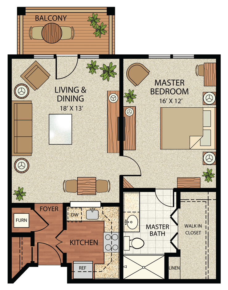 One Bedroom Senior Apartments in St. Louis The Gatesworth