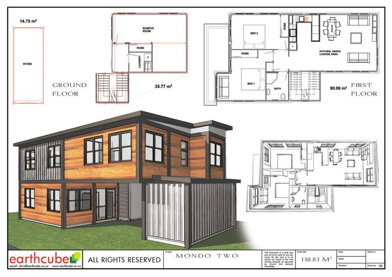 The Container Home ⌂ MONDOTWO Building a container home, Container