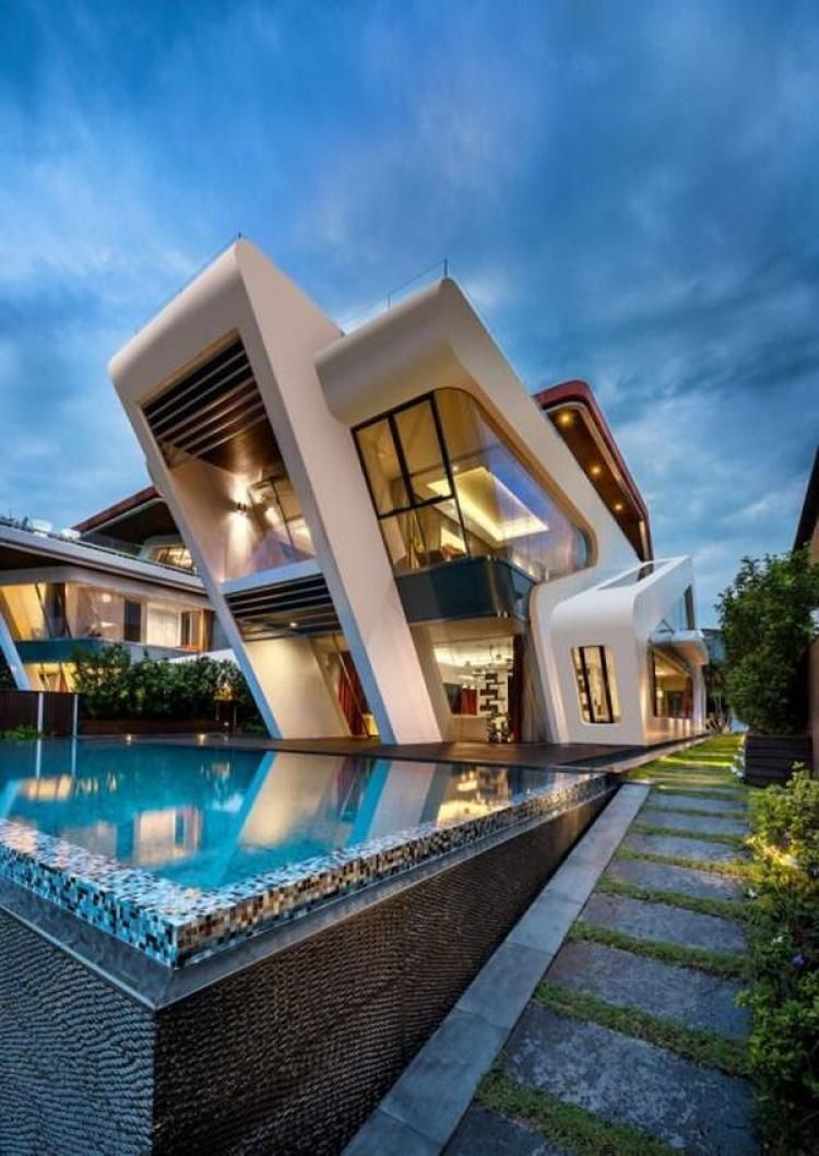 15+ Futuristic and Unique House Ideas Page 2 of 2 Villa design