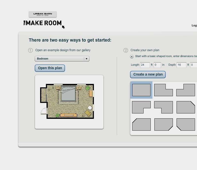 Icovia® Space Planner Room planner, Basic shapes, How to plan