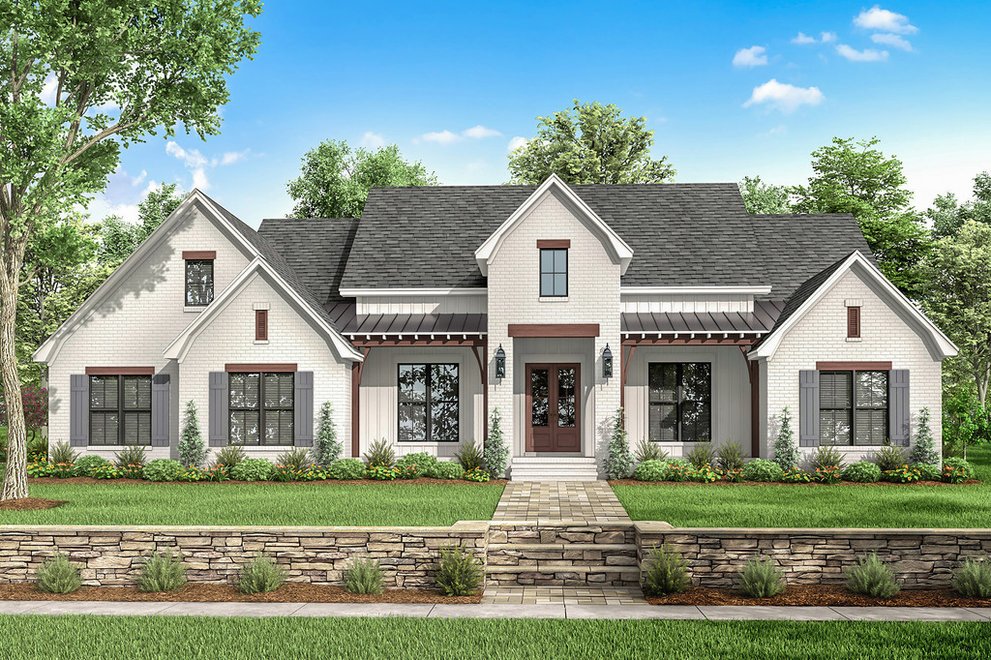 Single Story House Plans with Farmhouse Flair Blog