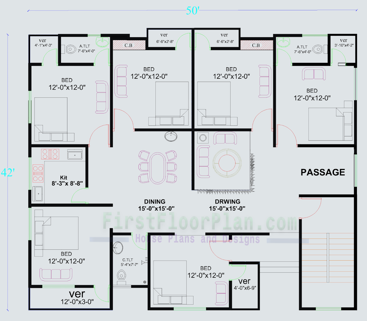 Two Storey House Plans 2000 Square Feet SMM Medyan
