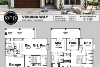 2 Story Mediterranean Style House Plan Virginia Way hausdekor