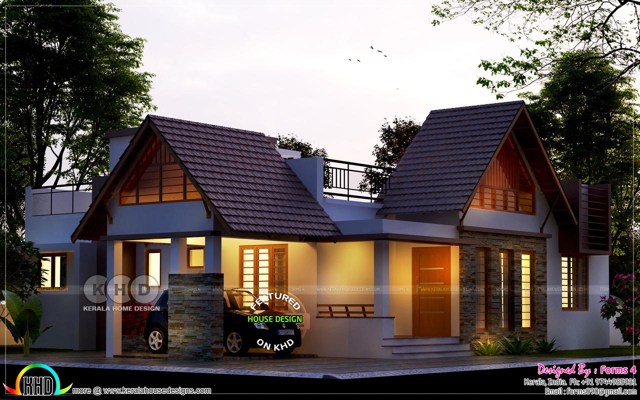 Below ₹20 lakhs cost 3 bedroom home Kerala home design Bloglovin’