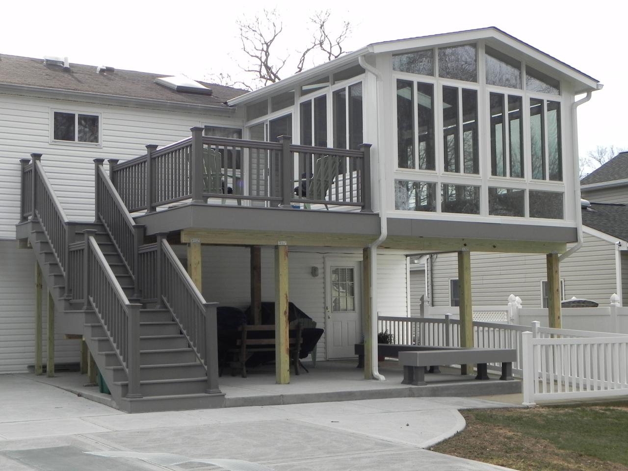 20+ 2 Story Deck Designs