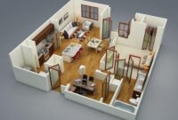 50 One “1” Bedroom Apartment/House Plans Architecture & Design