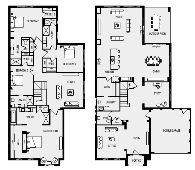 Metricon Duplex Floor Plans