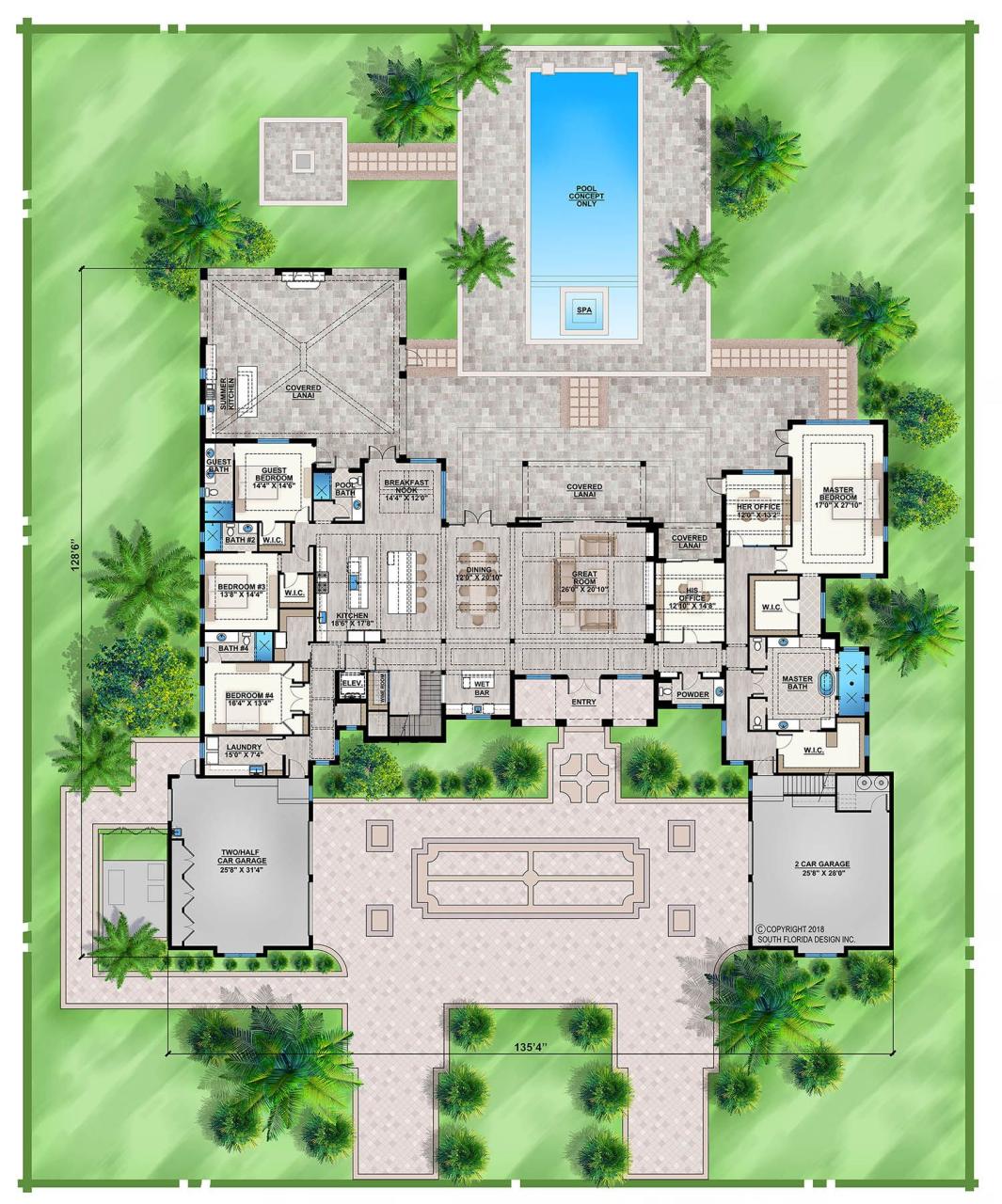 Distinctive House Plans Beach/Coastal/Caribbean House Plans