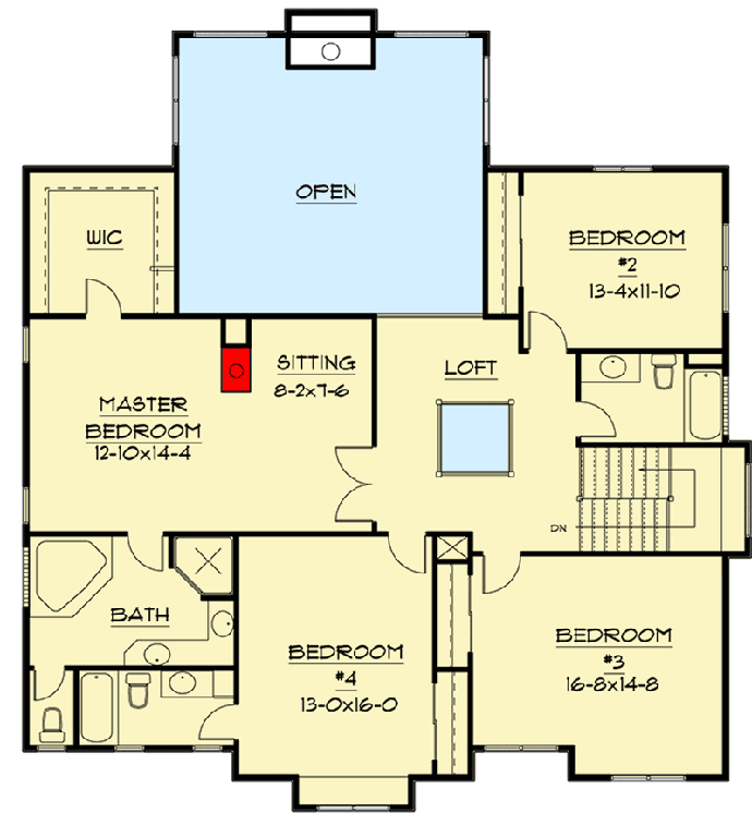 Remarkable Open Floor Plan 9509RW Architectural Designs House Plans