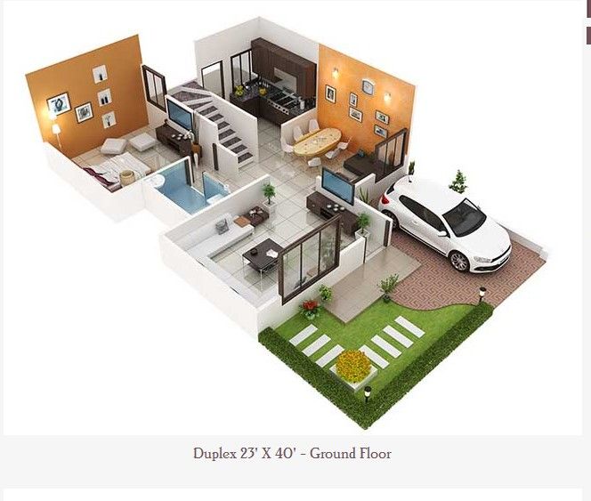 23 feet by 40 feet Home Plan Everyone Will Like Acha Homes Duplex
